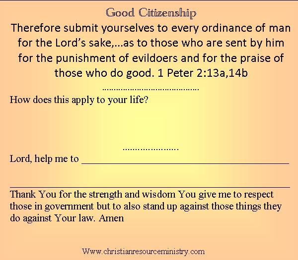 Lesson 12 daniel 3 good citizenship