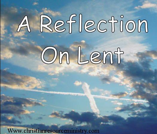 reflection on lent