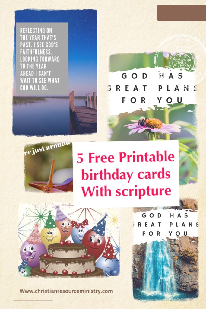 Christian Birthday Cards Free Printable